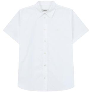 BEANPOLE滨波 夏季女士全棉牛津纺日常舒适简约通勤休闲短袖衬衫
