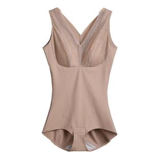 秋冬连体塑身衣收腹束腰收肚子免穿文胸磨毛保暖塑形美体束身内衣