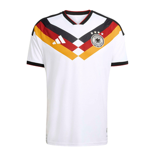 酷锐足球阿迪达斯2026世界杯德国队主场球员版短袖球衣JN2066