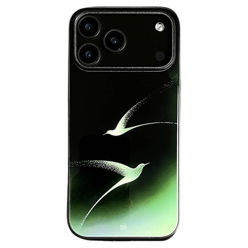 燕剪春风 新中式言壳坊原创高级感适用于苹果手机壳iphone17promax华为小米钢化玻璃套16pro小众15pm14情侣13