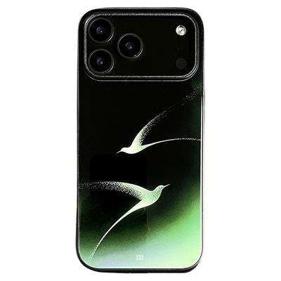 燕剪春风 新中式言壳坊原创高级感适用于苹果手机壳iphone17promax华为小米钢化玻璃套16pro小众15pm14情侣13