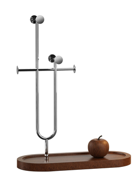 实木家用创意首饰展示架项链手链收纳架玄关钥匙挂架饰品置物架子