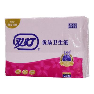 双灯红色平板卫生纸280g*10包装
