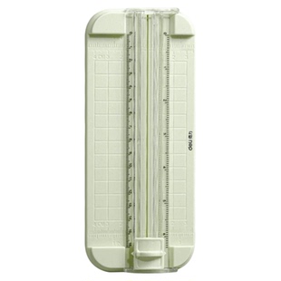 得力裁纸刀切纸机办公用手工裁纸器小型照片相片裁切机多功能纸张切割神器迷你闸刀铡刀a4虚线折线直线三合一