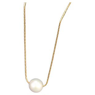 新款大彤彤同款大号一颗珍珠项链微笑亮点钛钢锁骨链5号流苏耳环