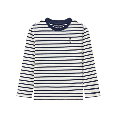 TeenieWeenieKids条纹长袖T恤