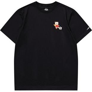 七仔丨鸿星尔克短袖男夏季男士透气运动宽松t恤足球上衣男生衣服