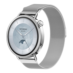 适用于小米s4手表表带S3/S2/S1高级磁吸米兰腕带Sport商务智能手表表带Color运动版男女款22mm通用替换带配件