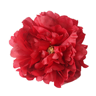 牡丹花绢花唐装风诃子点缀发钗