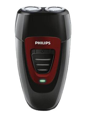 Philips/飞利浦电动剃须刀男士刮胡双刀头自动研磨 PQ182/16 红色