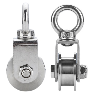 201/304不锈钢轨道轮轴承滑轮