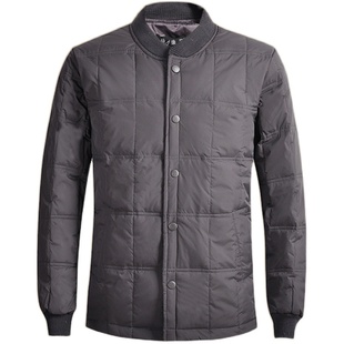 冬季中老年羽绒服内胆男士内外穿短款加厚老人保暖白鸭绒爸爸冬装