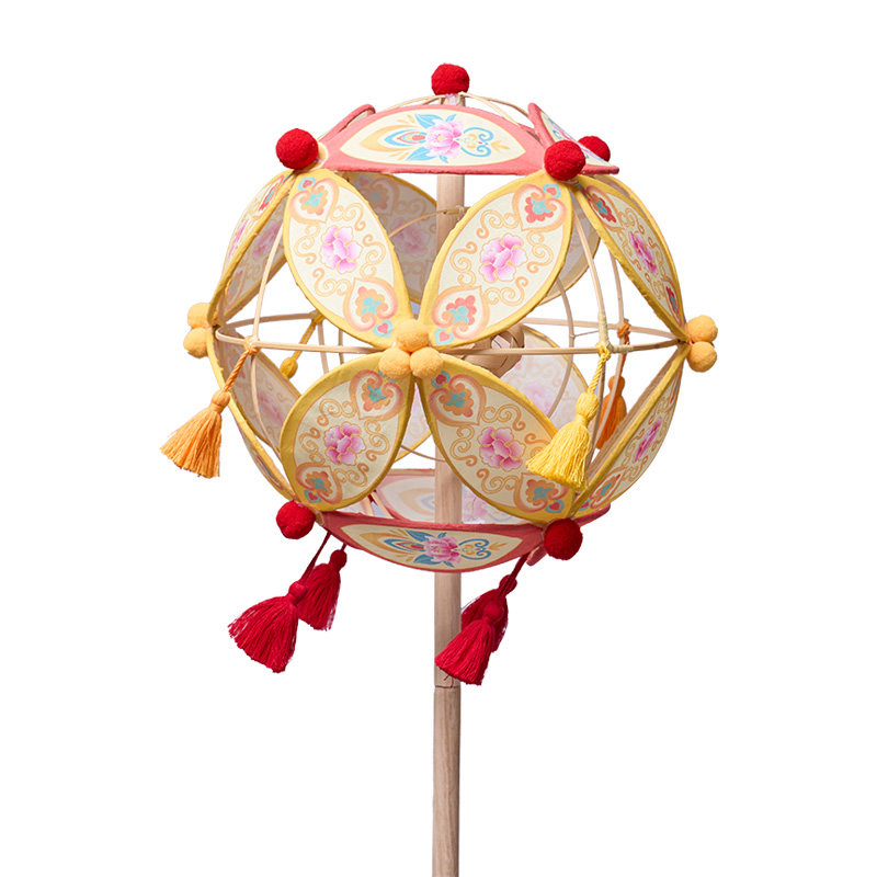 竹编绣球花灯diy手工儿童灯笼