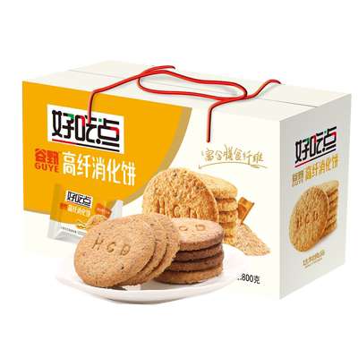好吃点酥性饼干高纤消化零食
