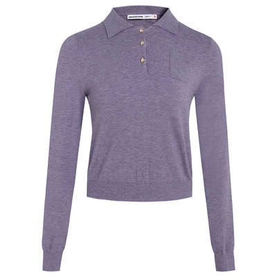 AmazingSong乙颂复古POLO领毛衫