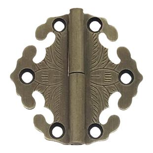 中式纯铜合页橱柜门明装铰链仿古首饰盒樟木箱门窗老式可脱卸合页