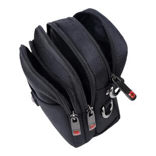 瑞士军刀单肩包男包迷你女斜挎包牛津布收钱腰包做生意多用小背包