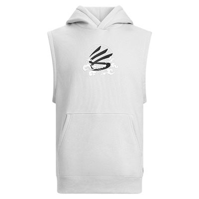 安德玛官方UA 库里Curry 男子篮球运动连帽无袖卫衣 6001841