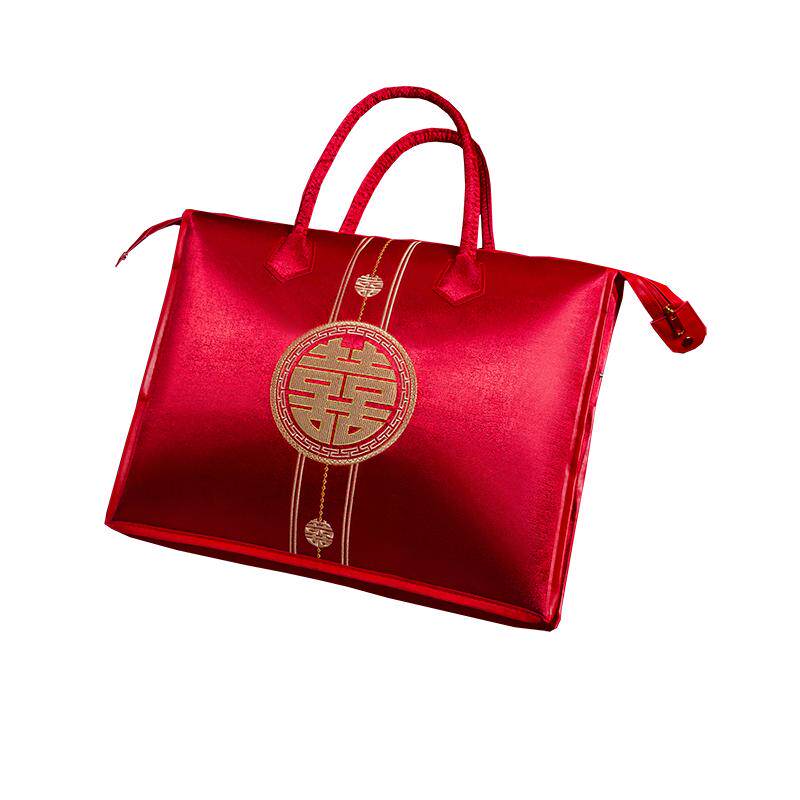 全新加厚锦缎材质结婚陪嫁套件包