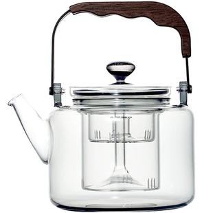 德茗堂电陶炉专用煮茶壶耐高温玻璃壶烧水加厚茶具养生星空提梁壶