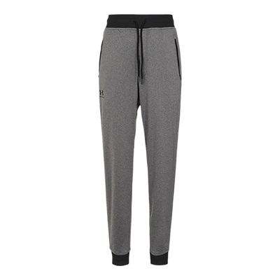 UA/安德玛正品2025新款男士复古系带柔软束脚加绒长裤1290261-090