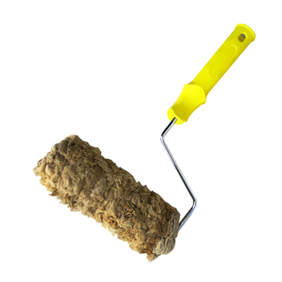 天然海藻绵滚筒4寸6寸7寸艺术漆滚筒刷三色珠光海藻棉印花工具刷