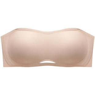 蹦跳不会掉抹胸|曼妮芬无肩带防滑内衣女可拆卸文胸无痕轻薄裹胸