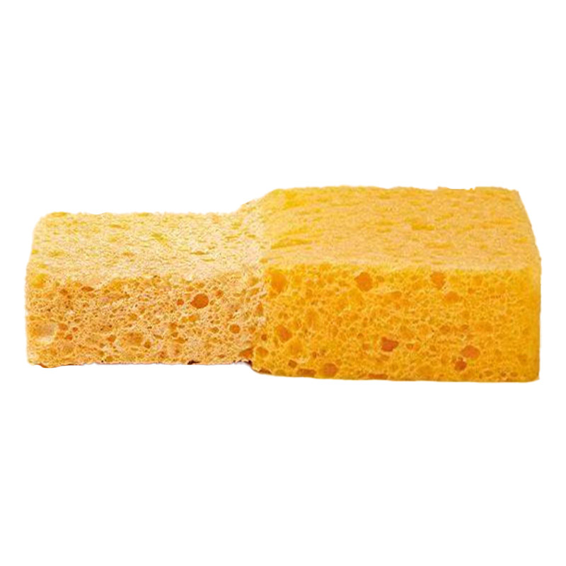 洁勋加厚天然木浆棉洗碗海绵擦厨房专用刷碗刷锅神器吸水去污耐用
