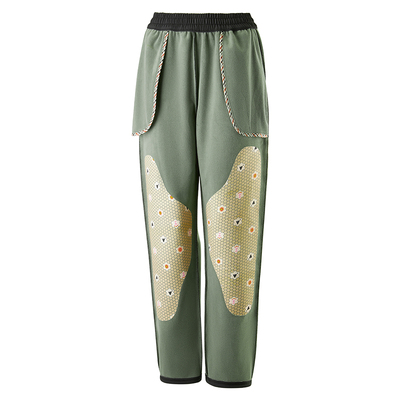 雅鹿户外防风长裤加绒护膝保暖裤