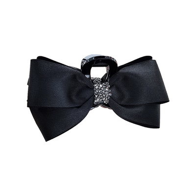 抓夹布艺碎水钻原创高级感头发抓