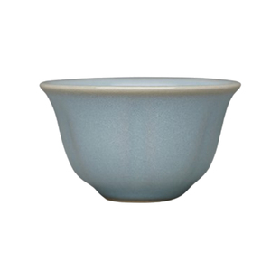 汝州原产地大观汝瓷茶杯茶具  葵花杯 一级品玛瑙釉朱家汝窑 包邮