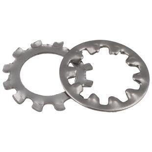 304不锈钢外齿内齿防滑垫片圆形菊花介子金属防松垫圈M3M4M5M8M10