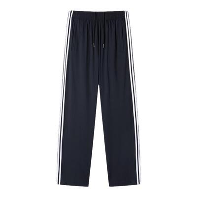速干校服裤子夏季薄款冰丝运动裤