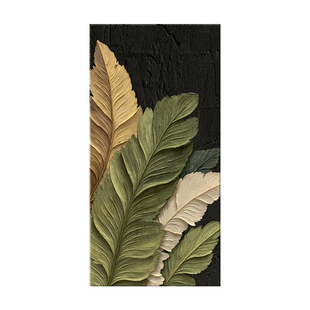 家大业大玄关装饰画新款肌理砂岩画好寓意高级感走廊过道尽头挂画