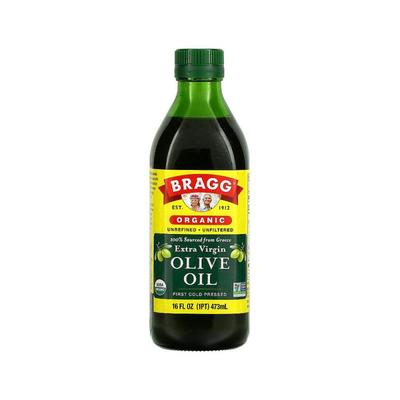 香港直发Bragg布拉格高级初榨橄榄油冷榨洁食非精炼口感好473ml
