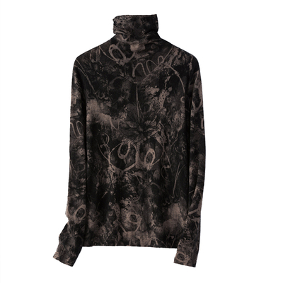 2024秋装新款水溶羊毛打底针织衫