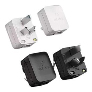 公牛黑色自接线插头可拆卸10A/16A空调插头电源三脚插头不带线