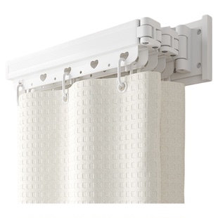 吸盘免打孔隐形折叠浴帘浴室冬季保暖防水防霉浴罩洗澡卫生间隔断