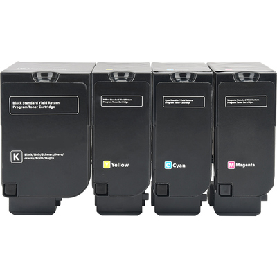 巨威适用利盟CS720粉盒CS720de CS725de硒鼓CX725de墨盒CX725dhe打印机碳粉盒Lexmark 74C30K0黑色彩色墨粉盒