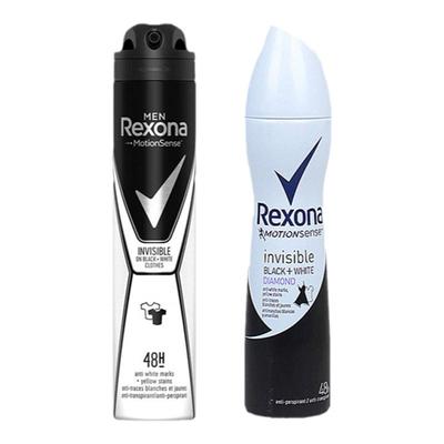 舒耐男士Rexona止汗香体喷雾隐形劲爽黑白隐形防护隐形冰感200ML