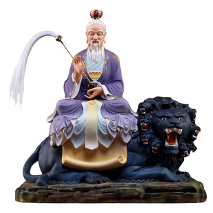 戴玉堂太乙救苦天尊东极青华大帝像寻声陶瓷神像供奉家用客厅摆件