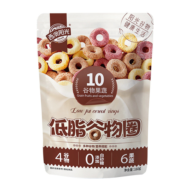 西麦谷物圈早餐伴侣健康非油炸