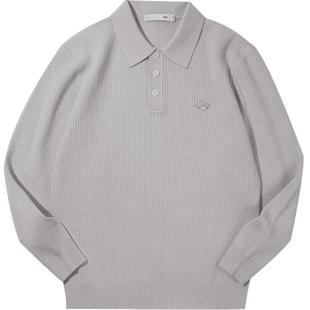 【曹骏秀场同款】海澜之家山不在高翻领针织衫25秋冬新款毛衣男潮