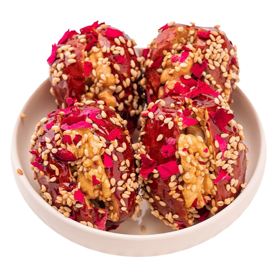 鲜箭枣夹核桃500g新疆特产大枣