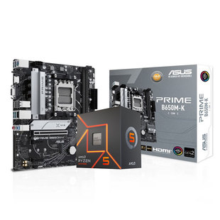 AMD锐龙R5 7500F/7600X/9600X/8700G散片套装搭铭瑄主板CPU套装