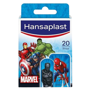【自营】Hansaplast汉莎漫威钢铁侠绿巨人蜘蛛侠美国队长创可贴