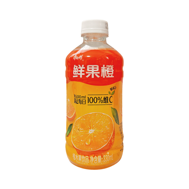 康师傅鲜果橙330ml饮料饮品食品