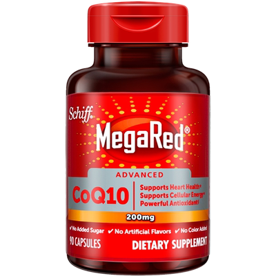 【自营】MegaRed脉拓美国进口高含量辅酶q10软胶囊熬夜护心脏90粒