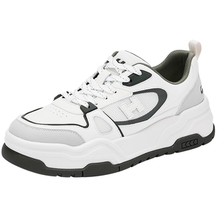 热风男鞋2025年秋季新款男士百搭休闲鞋轻便小白鞋板鞋男款鞋子