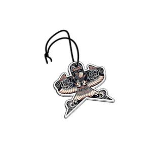 汽车车载香薰卡香片定制广告logo家用衣柜持久车友会订做照片挂件